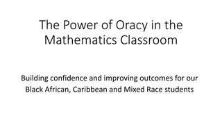 Unlocking the Power of Oracy in Mathematics Education