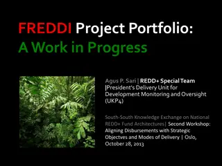 Overview of FREDDI Project Portfolio in Indonesia