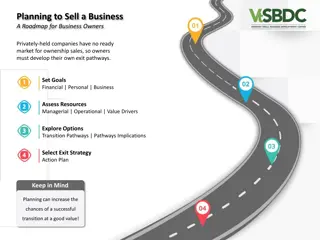 Roadmap for Selling a Business: A Guide for Private Company Owners