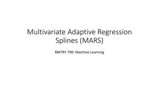 Multivariate Adaptive Regression Splines (MARS) in Machine Learning