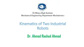 Robotics and Mechanical Design at Minia University