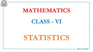 Understanding Statistics in Mathematics Class VI