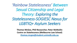 Rainbow Statelessness: Exploring the Intersection Between Sexual Citizenship and Legal Theory