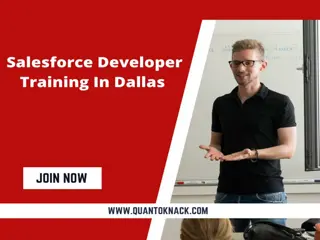 Salesforce Developer Training In Dallas