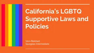 Supporting LGBTQ Youth in California: Laws and Policies Overview