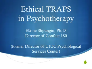 Ethical Traps in Psychotherapy