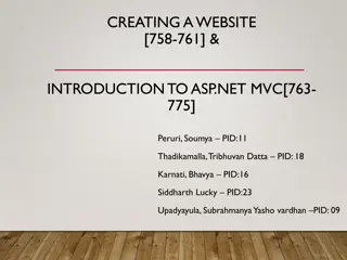 Web Development Essentials: ASP.NET MVC Introduction & API Consumption