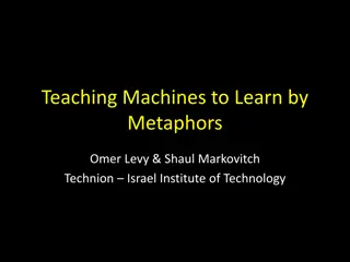 Teaching Machines to Learn by Metaphors at Technion Israel Institute of Technology