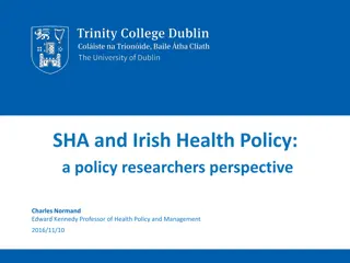 Comparative Analysis of Health Systems: Insights from SHA and Irish Health Policy