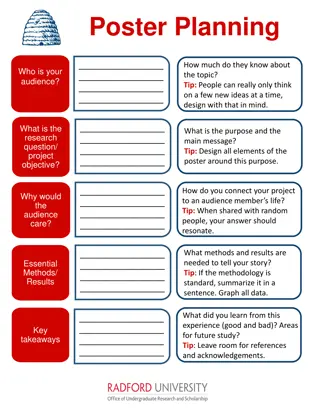 Effective Poster Planning Tips for Engaging Presentations