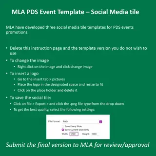 MLA PDS Event Promotion Social Media Tiles