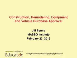 Guidelines for Funding Requests in Construction, Remodeling, Equipment, and Vehicle Purchase