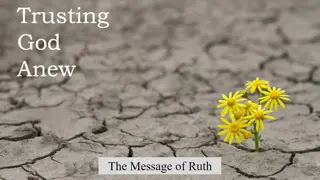 The Resounding Answer in Ruth 4:1-22