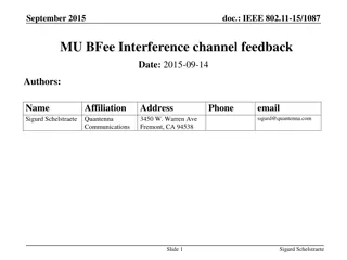 Managing Channel Information for Wireless Communication Systems