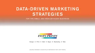 Data-Driven Marketing Strategies for SMBs: Achieving Important Objectives