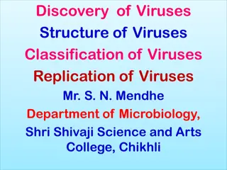 Discovery and Classification of Viruses: Milestones in Virology History