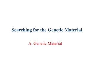 Discovering the Genetic Material: From Nucleic Acids to DNA Transformation