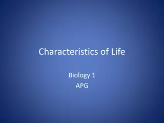 Biology: Characteristics of Life and Chemistry Fundamentals