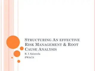 Effective Risk Management & Root Cause Analysis Overview