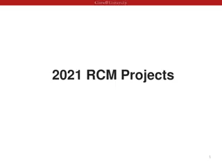 2021 RCM Projects and Team Updates - A Year in Review