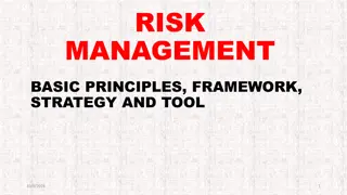 Risk Management Principles and Framework Overview