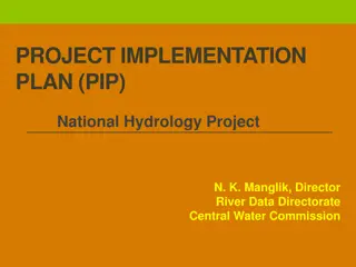 National Hydrology Project Implementation Plan by N.K. Manglik