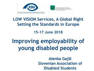 Supporting Employability of Young Disabled People in Europe