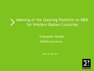 EUREKA Activities in Western Balkan Countries