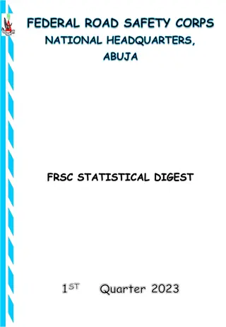 Overview of FRSC Statistical Digest for 1st Quarter 2023