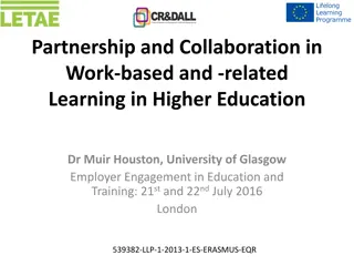 Partnership and Collaboration in Work-Based Learning in Higher Education