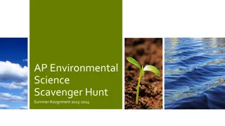 Explore the Environmental Science Scavenger Hunt Assignment!