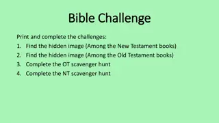 Fun Bible Challenge - Image Hunt & Scavenger Hunt Activities