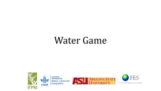 Interactive Water Conservation Game for Community Engagement