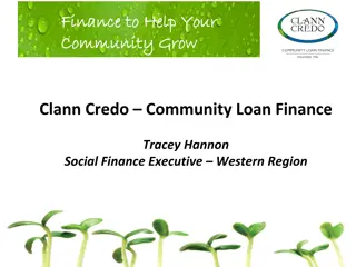 Social Finance for Community Growth and Development