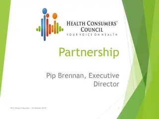 Enhancing Partnerships in Healthcare through Consumer Engagement