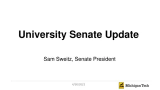 University Senate Update: Reflecting on an Unprecedented Year