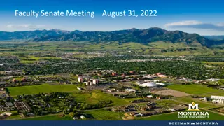 Faculty Senate Meeting Highlights - August 31, 2022