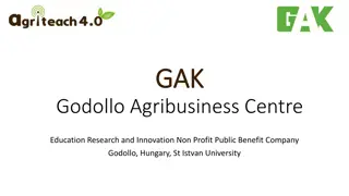 GAK.GAK Godollo: Connecting Agriculture and Innovation for Sustainable Development