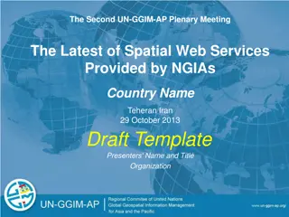 Enhancing Geospatial Information Web Services in Tehran, Iran