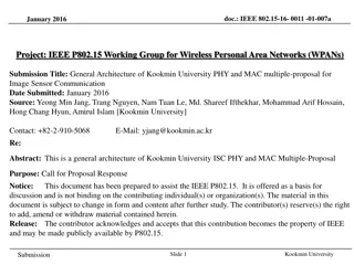 General Architecture of Kookmin University's Image Sensor Communication Proposal