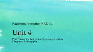 Radiation Protection in Diagnostic Radiography: Patient and Technologist Safety