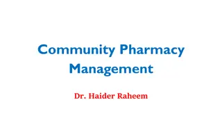 Comprehensive Guide to Community Pharmacy Management