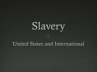 History of Slavery in the United States and Internationally