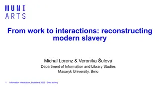 Unraveling Modern Slavery in Data Interactions