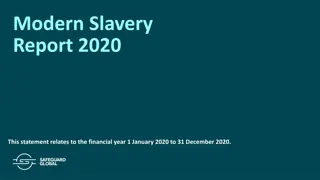 Safeguard Global Modern Slavery Report 2020