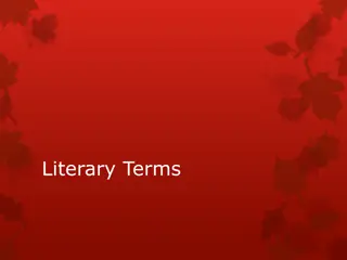 Literary Terms Explained: From Alliteration to Conflict