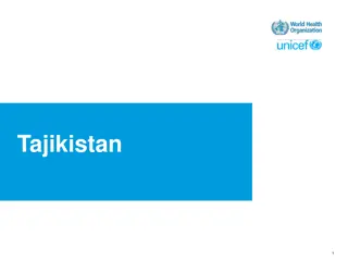 Improving Water, Sanitation, and Hygiene in Healthcare Facilities: Initiatives in Tajikistan