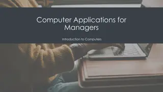 Computer Applications for Managers