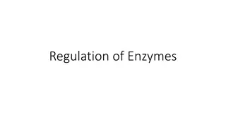 Enzyme Regulation and Factors Affecting Enzyme Activity