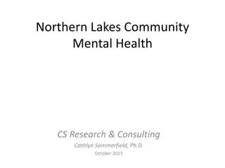 Northern Lakes Community Mental Health Research Findings